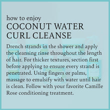Load image into Gallery viewer, Camille Rose Coconut Water Curl Cleanse Shampoo 12oz
