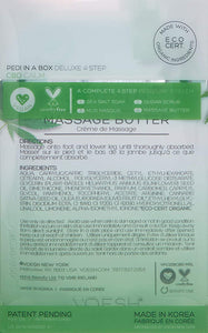 Coffret de luxe en 4 étapes pour pédicure VOESH Pedi In A Box - Hemp Relax