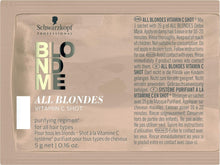 Load image into Gallery viewer, Schwarzkopf BLONDME ALL BLONDES VITAMIN C SHOT 5X5G
