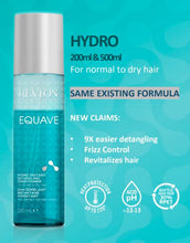 Charger l'image dans la galerie, REVLON EQUAVE HYDRO APRÈS-SHAMPOING DÉMÊLANT INSTANTANÉ 200ML
