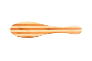 Bass Brushes | Brosse pour animaux de compagnie brillance et soin | Poils 100 % naturels | Manche en bambou pur | Ovale | Finition rayée | Modèle A14-SB