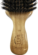 Charger l&#39;image dans la galerie, Brosse à cheveux Bass Brushes 100 % poils de sanglier, style club classique pour homme, avec manche 100 % bambou pur. Elle fait briller, revitalise et polit. Modèle n° 153
