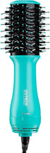 Charger l'image dans la galerie, Sèche-cheveux portable 2 en 1 TORO avec brosse volumisante (bleu sarcelle)
