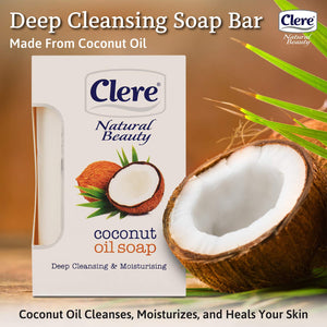 Savon au beurre d'huile de coco Clere - 150 g