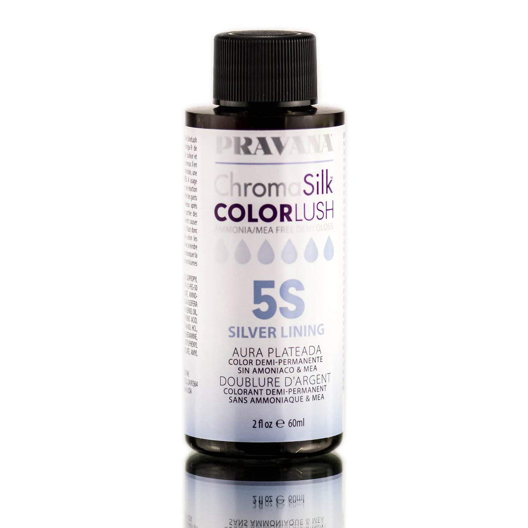 Pravana ChromaSilk ColorLush Demi Gloss - Silver Lining / 5s