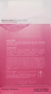 Voesh Pedi In A Box Deluxe 4 étapes - Recharge de vitamines - Pack de 3