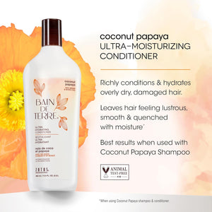 Bain de Terre Après-Shampooing ULTRA HYDRATANT COCO PAPAYA 400ML