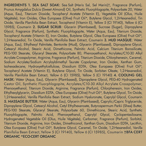 VOESH Pedi in a Box Glimmer - Vanille dorée, paquet de 2