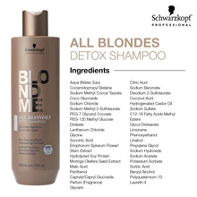Load image into Gallery viewer, Schwarzkopf BLONDME ALL BLONDES DETOX Shampoo 300ML
