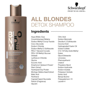 Schwarzkopf BLONDME ALL BLONDES DETOX Shampoo 300ML