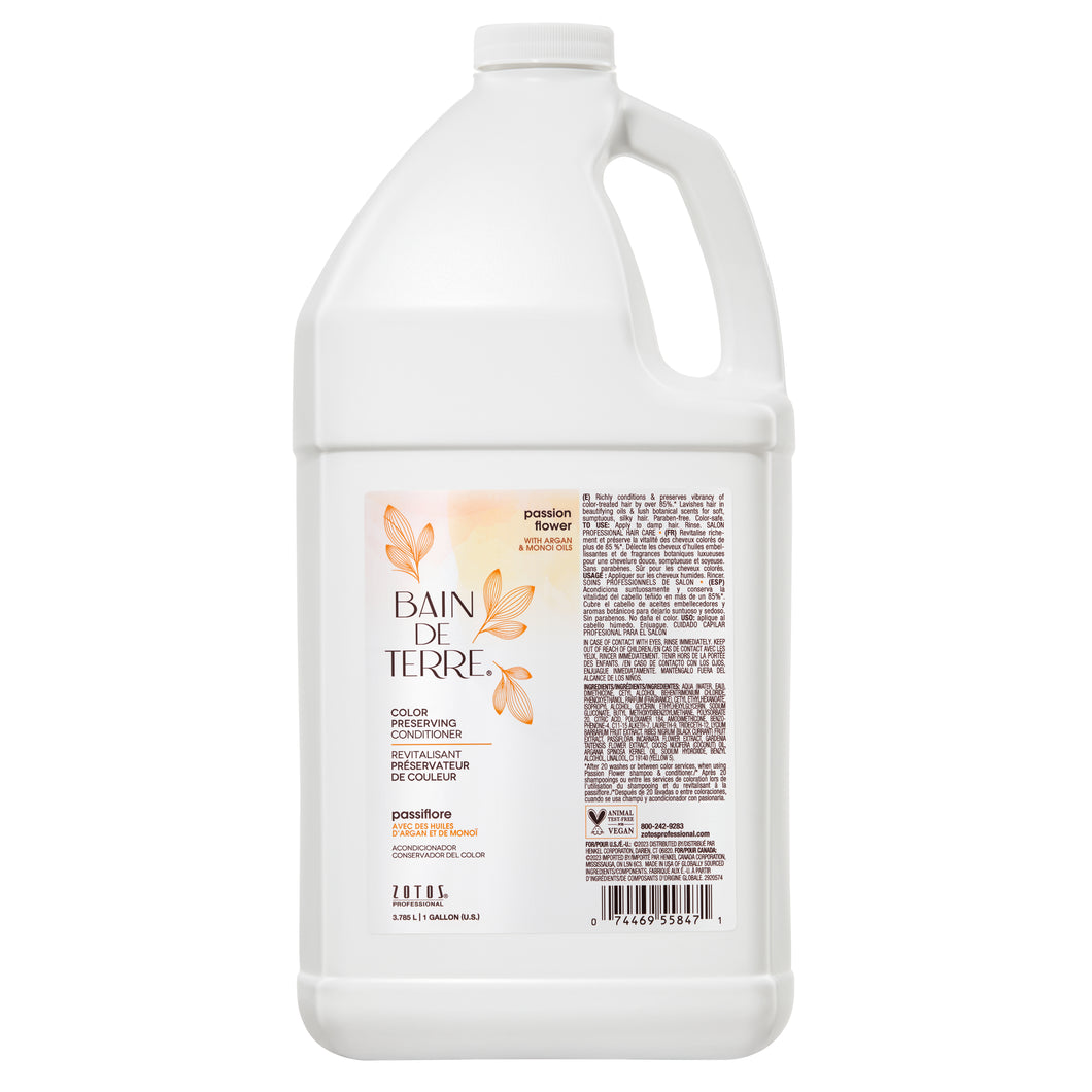 Bain de Terre Revitalisant PRESERVE DE COULEUR PASSION FLEUR 1 GAL