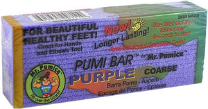 Mr. Pumice Pierre ponce violette grossière pour de beaux pieds sains Idéal pour les mains et les coudes Outil - 3 pièces