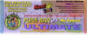 Mr. Pumice Ultimate Pumi Bar (6 Pack): 2-in-1 Callus Remover, Pedicure Stone & Ped File Scrubber for Smooth Feet and Heels, Dual-Grit (Medium + Coarse)