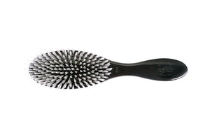 Bass Brushes Firm Nylon Mane and Tail Equine Brush Acrylic Handle