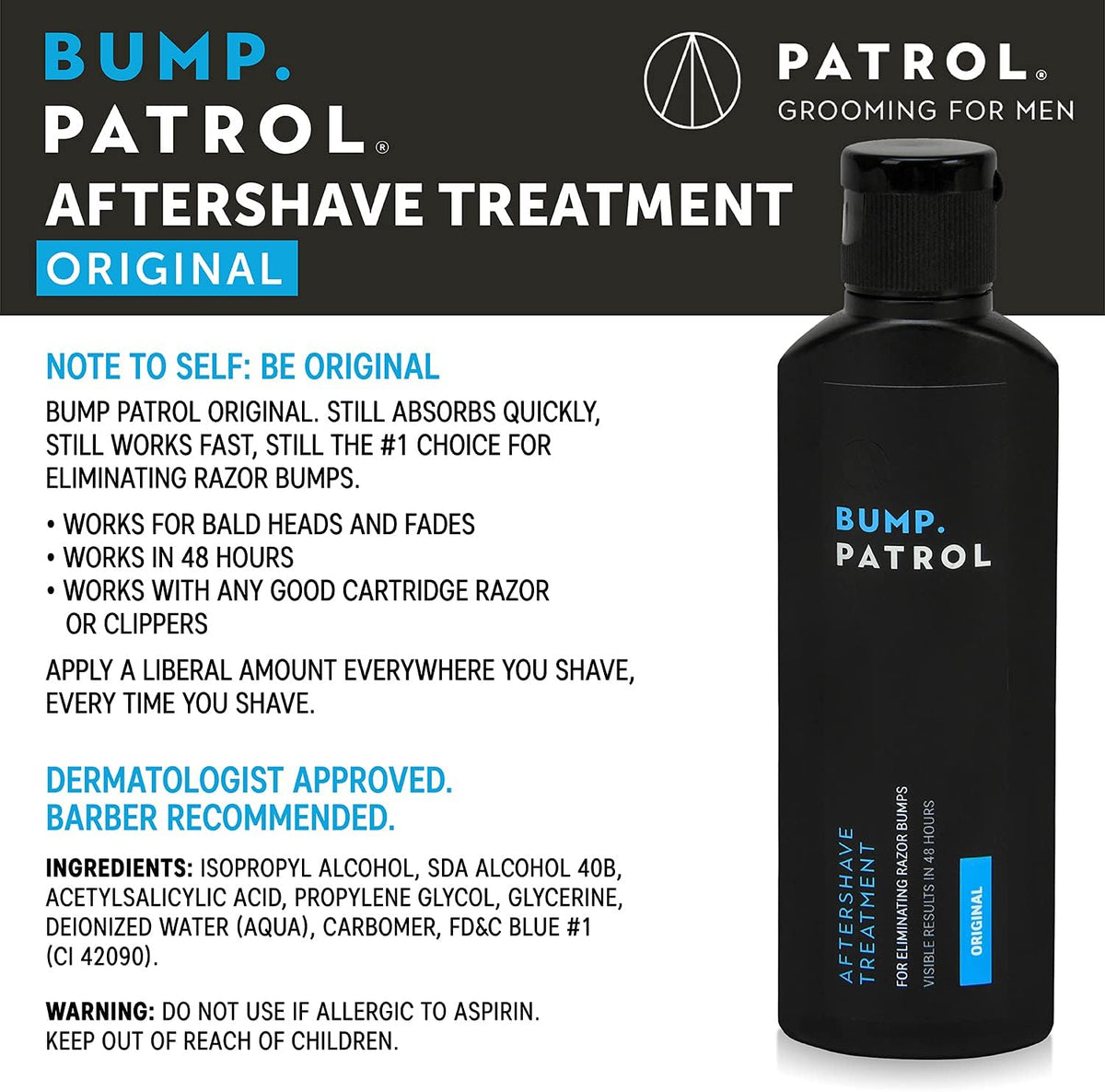 Bump Patrol Original Formula After Shave Bump Treatment Serum - Razor ...