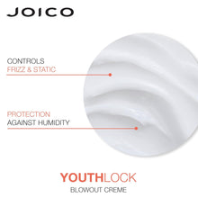 Load image into Gallery viewer, JOICO YOUTHLOCK ANTI-FRIZZ BLOWOUT CREME 177ML
