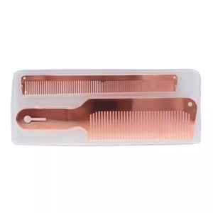 Lot de 2 peignes métalliques BabylissPRO ROSEFX - BCOMBSET2RG