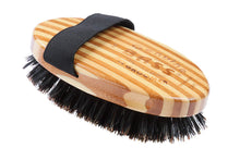 Charger l&#39;image dans la galerie, Bass Brushes 100 % poils de sanglier pour toilettage d&#39;animaux de compagnie, manche en bambou style paume
