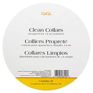 Colliers de nettoyage GiGi pour chauffe-cire de 400 g, 50 pièces