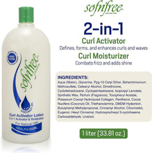 Load image into Gallery viewer, Sof n&#39;free Curl Activator Lotion with Vitamin E and Panthenol - 2 in 1 Activator

