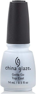 China Glaze Gotta Go Top Coat, 0.5 oz