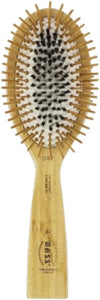 Brosse - Grand coussin ovale en poils de sanglier / nylon, manche en bois, Bass Brushes 1 par Bass Brushes