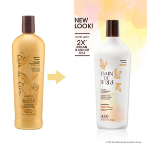 Bain de Terre Shampoing Préservateur de Couleur à la Passiflore 400 ml