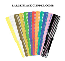 Load image into Gallery viewer, WAHL LARGE BLACK CLIPPER CUT COMB
