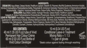 Revlon Realistic Vivid Colour Protein Infused Permanent Color Hair Dye with Color Lock Technology, Midnight Ink 110ml