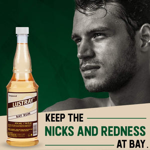Après-rasage au rhum Clubman Lustray Bay, 14 onces