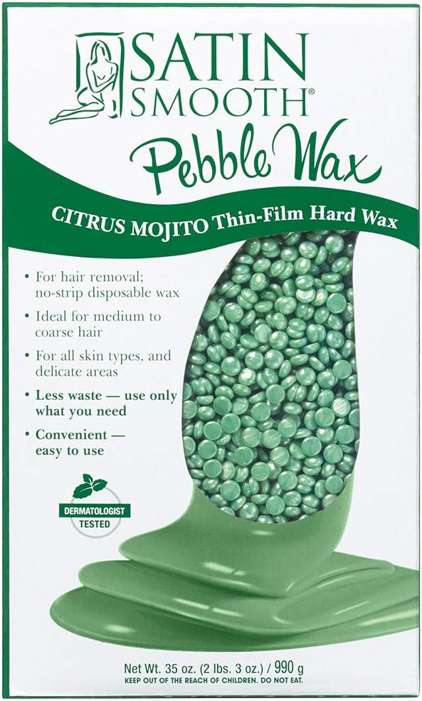 Satin Smooth Citrus Mojito Thin Film Pebble Wax 35 oz
