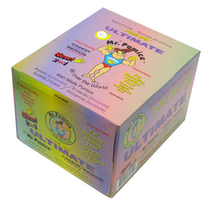 Mr. Pumice Ultimate Pumi Bar (boîte de 12) : Pierre à pédicure 2 en 1 pour éliminer les callosités et lime à pieds pour des pieds et des talons lisses, double grain (moyen + grossier)