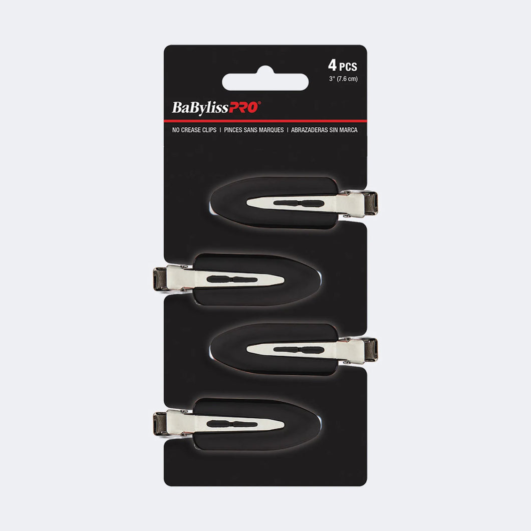 Pinces à cheveux BabylissPRO sans plis (4) - BESPRO75BKUC