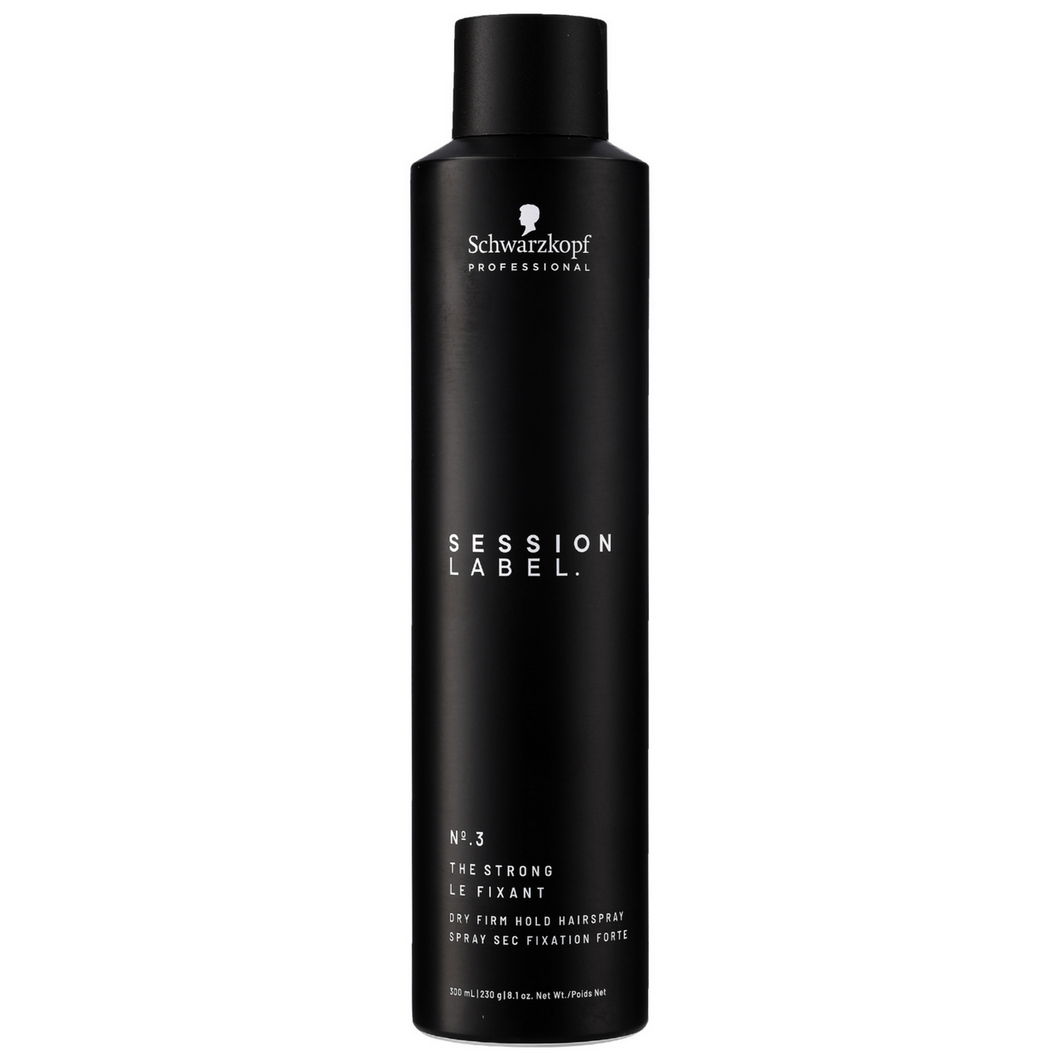 Schwarzkopf SESSION LABEL THE STRONG DRY FIRM HAIRSPRAY 300ML