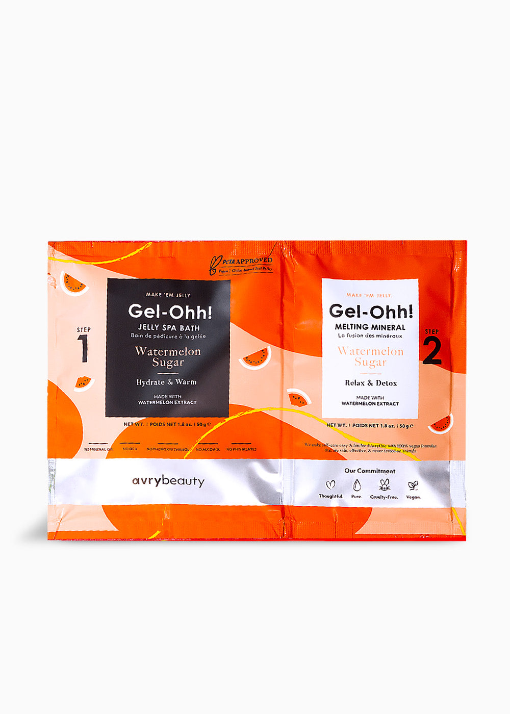 Gelée de bain spa AvryBeauty Gel-Ohh! Édition limitée - Sucre de pastèque