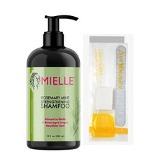 Charger l&#39;image dans la galerie, Shampoing Mielle au romarin et à la menthe et kit d&#39;outils de manucure et de pédicure jetables AvryBeauty en prime
