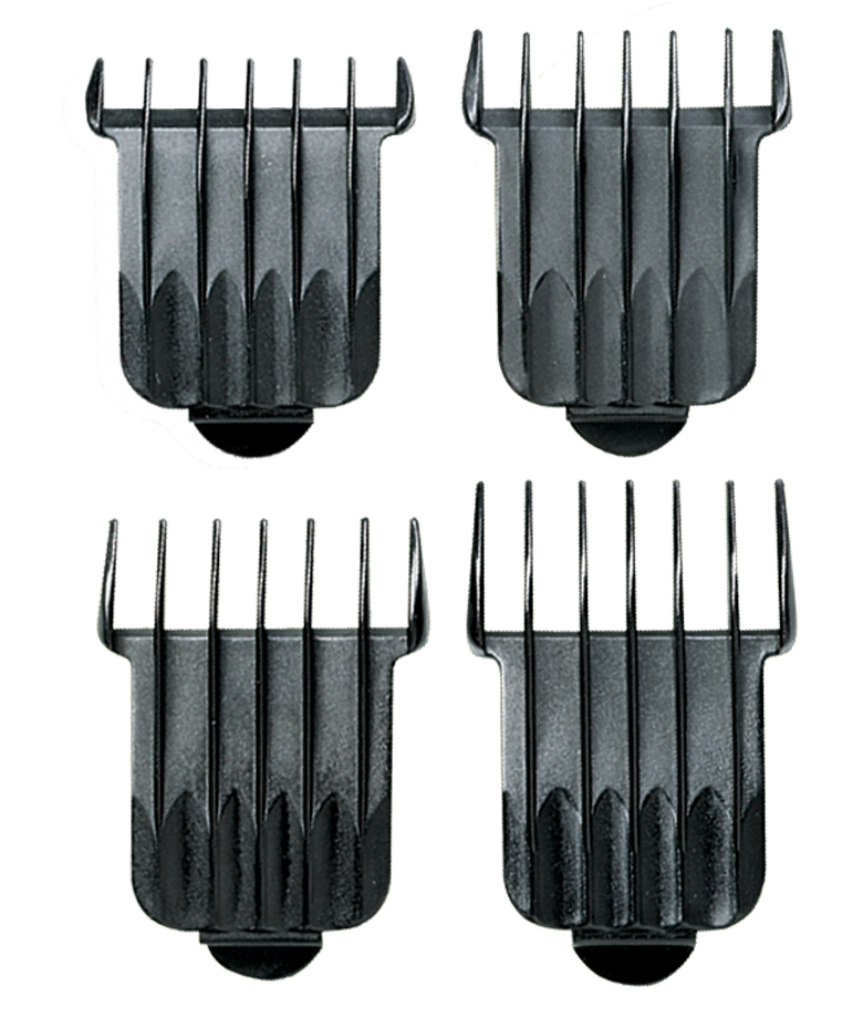 ANDIS 4 PIECE GUIDE SET FOR T-BLADE TRIMMERS