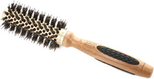 Charger l&#39;image dans la galerie, Bass Brushes | Brosse à cheveux ronde Style &amp; Condition | Poils 100 % naturels + picots en nylon | Manche en bambou pur | Corps ionique tourmaline extra-petit | Modèle 207
