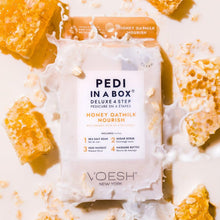Load image into Gallery viewer, VOESH Pedi In A Box 4 Step - Honey Oatmilk Nourish
