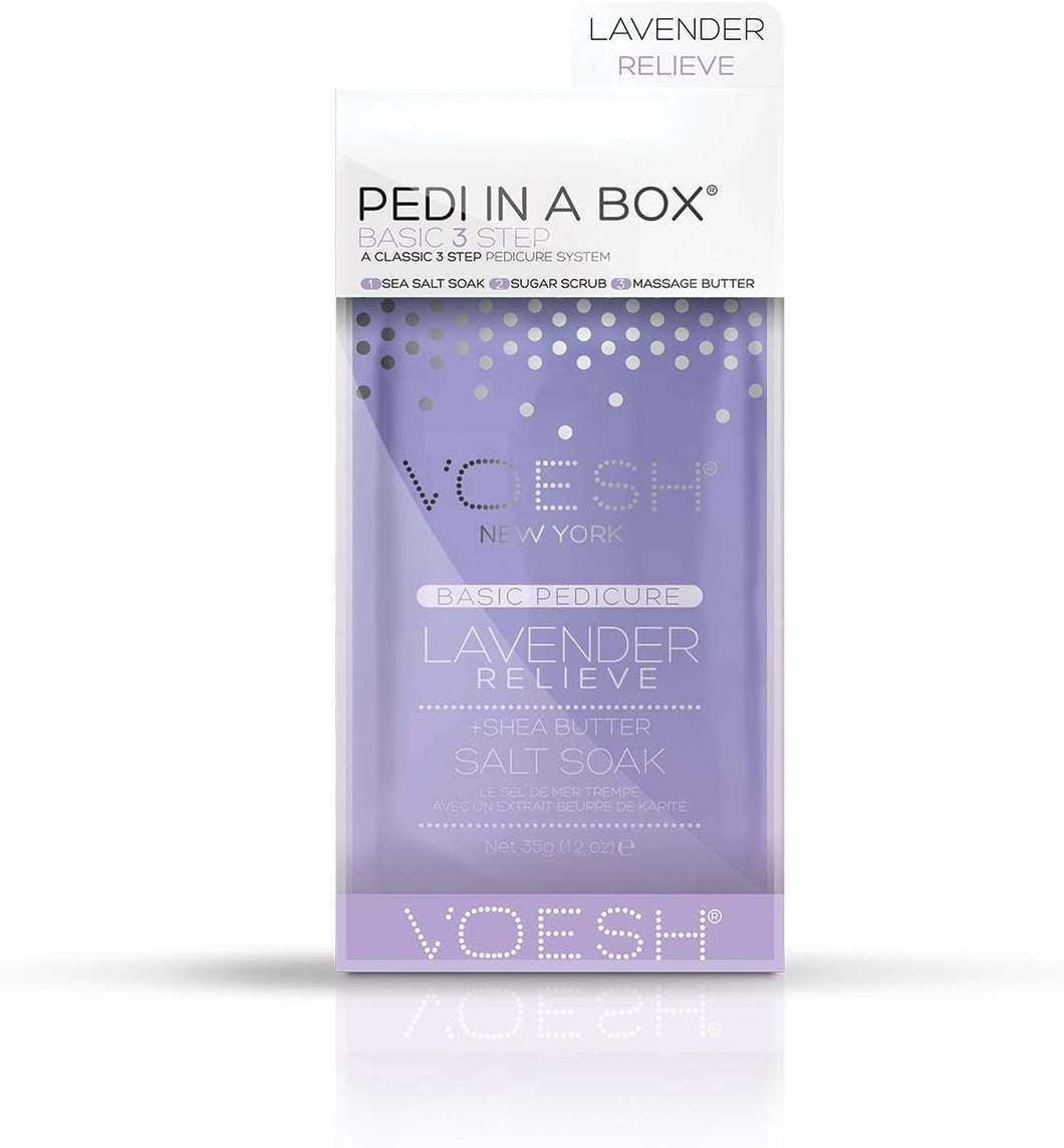 VOESH Pedi In A Box Basic 3 étapes (Lavande)