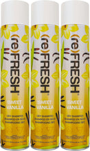 Load image into Gallery viewer, (re) FRESH - DRY Shampoo for Absorbing Hair Oil, Sweat, and Odor (Sweet Vanilla, 11.55 fl. oz. -3pk)
