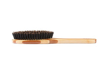 Charger l&#39;image dans la galerie, Bass Brushes | Brosse pour animaux de compagnie brillance et soin | Poils 100 % naturels | Manche en bambou pur | Ovale | Finition rayée | Modèle A14-SB
