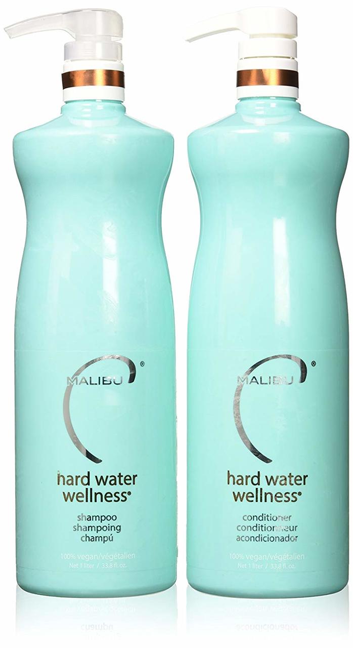 Malibu C Hard Water Shampoo and Conditioner Combo, 1L/33.8 oz each