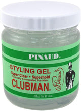 Load image into Gallery viewer, Clubman Super Clear Superhold Styling Gel, 16 oz
