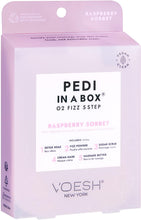 Charger l&#39;image dans la galerie, VOESH PEDI EN BOÎTE 5 ÉTAPES O2 FIZZ - SORBET FRAMBOISE
