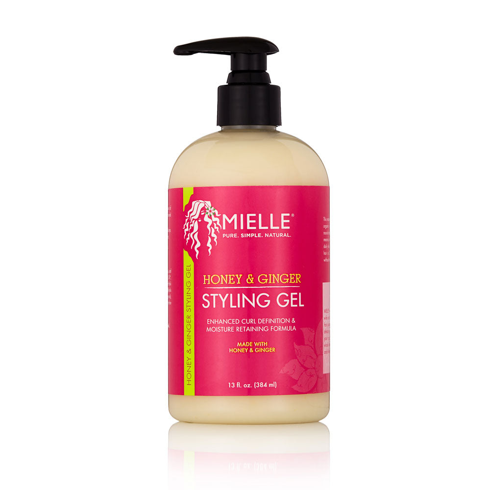 [MIELLE ORGANICS] GEL COIFFANT AU MIEL ET AU GINGEMBRE 13 OZ BOUCLES DÉFINIES HYDRATANT