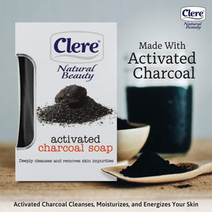 Savon au charbon actif CLERE Natural Beauty - 150 g