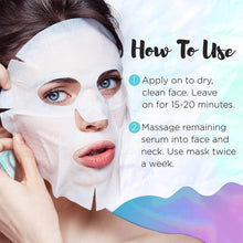 Charger l&#39;image dans la galerie, Body Drench Mask Society Vegas Fix Masque en tissu pour le visage avec électrolytes cicatrisants x 4 paquets
