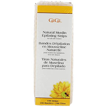 Charger l&#39;image dans la galerie, Lot de 100 petites bandes de mousseline naturelle GiGi
