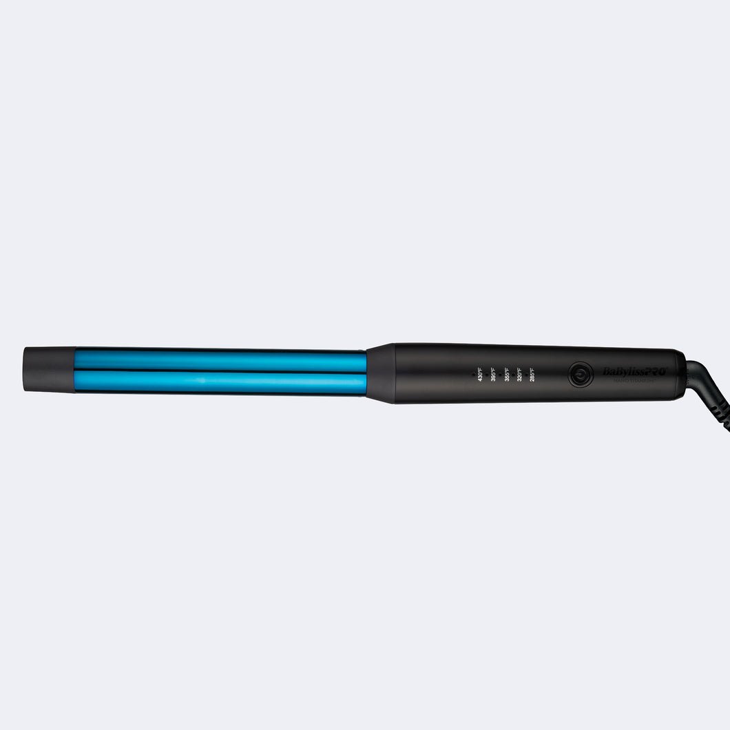 Fer à friser BabylissPro Nano Titanium 2,5 cm Bleu nuit - BNTWMB100C